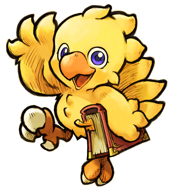 Chocobo Art from Final Fantasy Fables: Chocobo Tales
