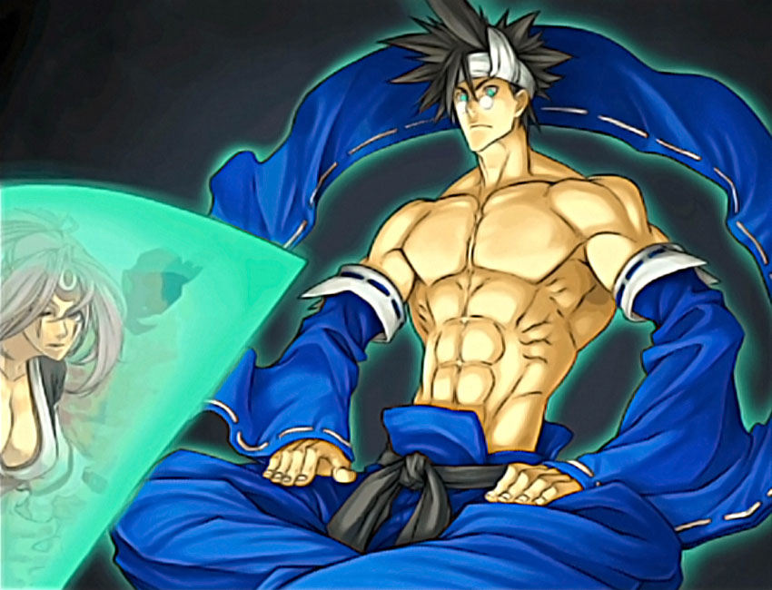 Anji Mito Story Ending Artwork from Guilty Gear XX Accent Core Plus