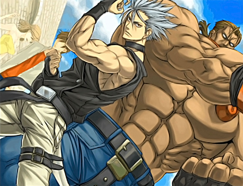 Chipp Zanuff Story Ending Art from Guilty Gear XX Accent Core Plus