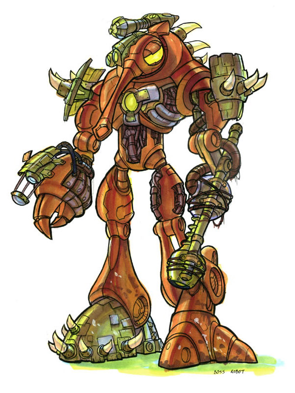 Boss Robot Art from Jak & Daxter: The Precursor Legacy