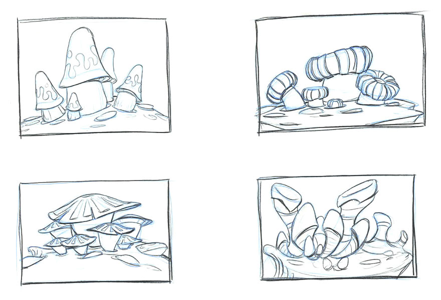 Cavern Study Concepts from Jak & Daxter: The Precursor Legacy