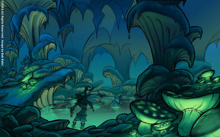 Cavern Art from Jak & Daxter: The Precursor Legacy