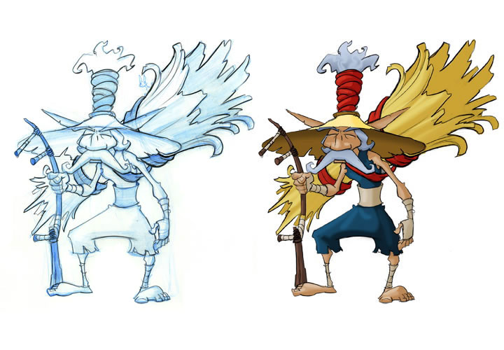 Farmer Art from Jak & Daxter: The Precursor Legacy