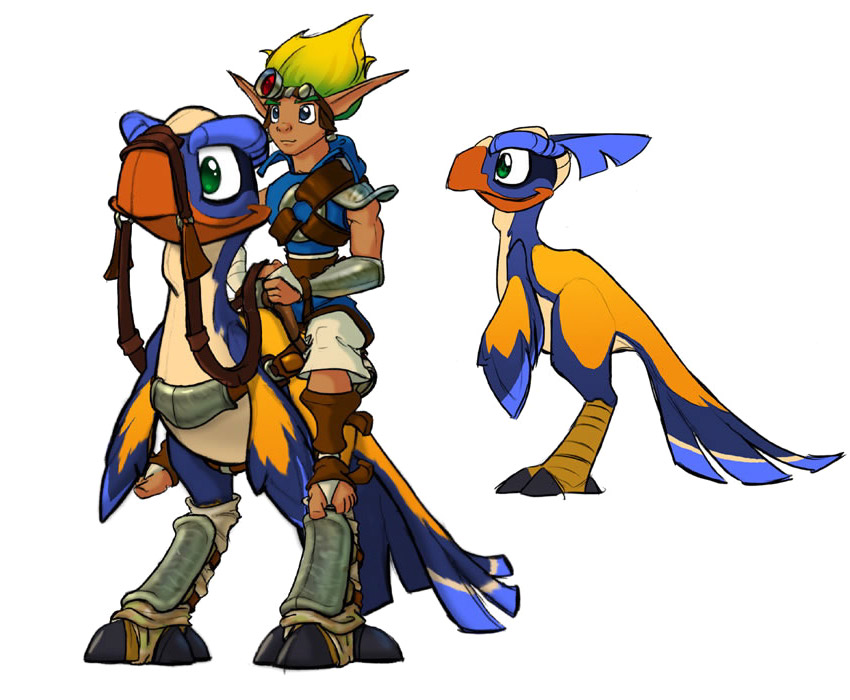 Flut Flut Art from Jak & Daxter: The Precursor Legacy