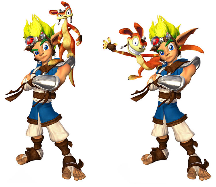 Jak and Daxter Art from Jak & Daxter: The Precursor Legacy