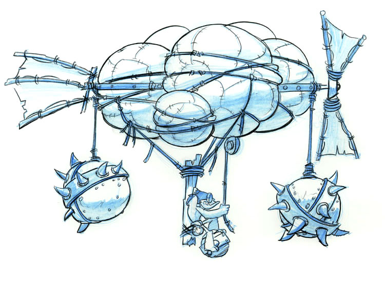 Lurker Balloon Art from Jak & Daxter: The Precursor Legacy