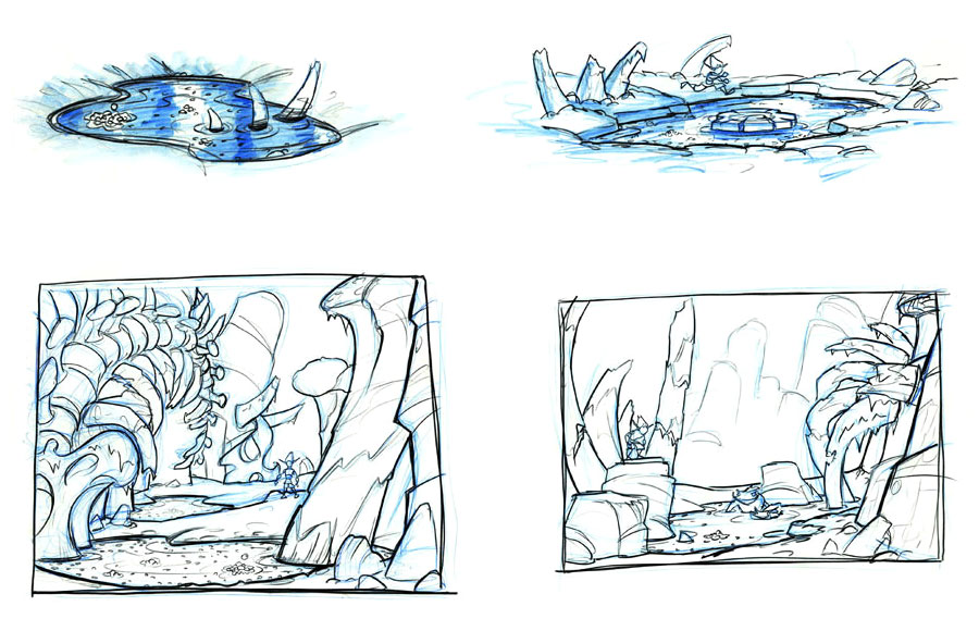 Quicksand Art from Jak & Daxter: The Precursor Legacy