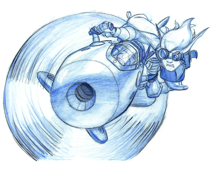Jak Racing Artwork from Jak & Daxter: The Precursor Legacy