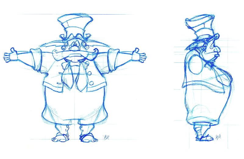 Mayor Sketch from Jak & Daxter: The Precursor Legacy