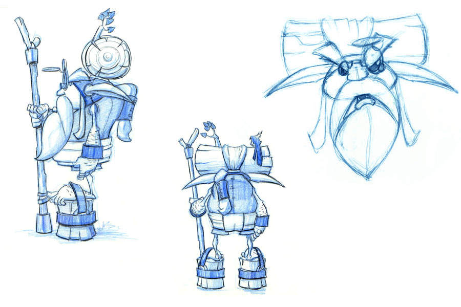 Samos Sketch from Jak & Daxter: The Precursor Legacy