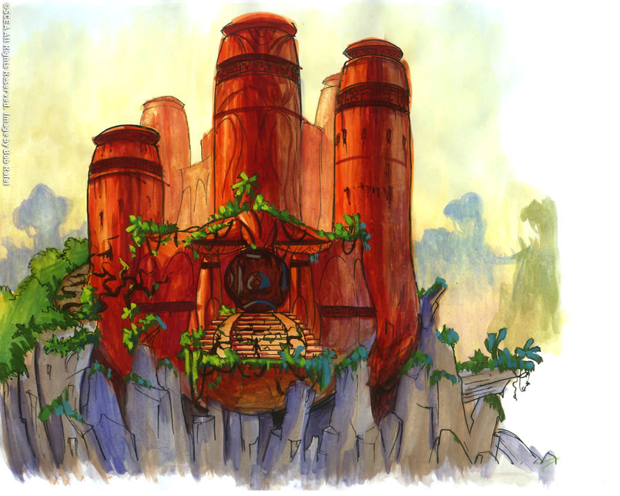 Temple Art from Jak & Daxter: The Precursor Legacy
