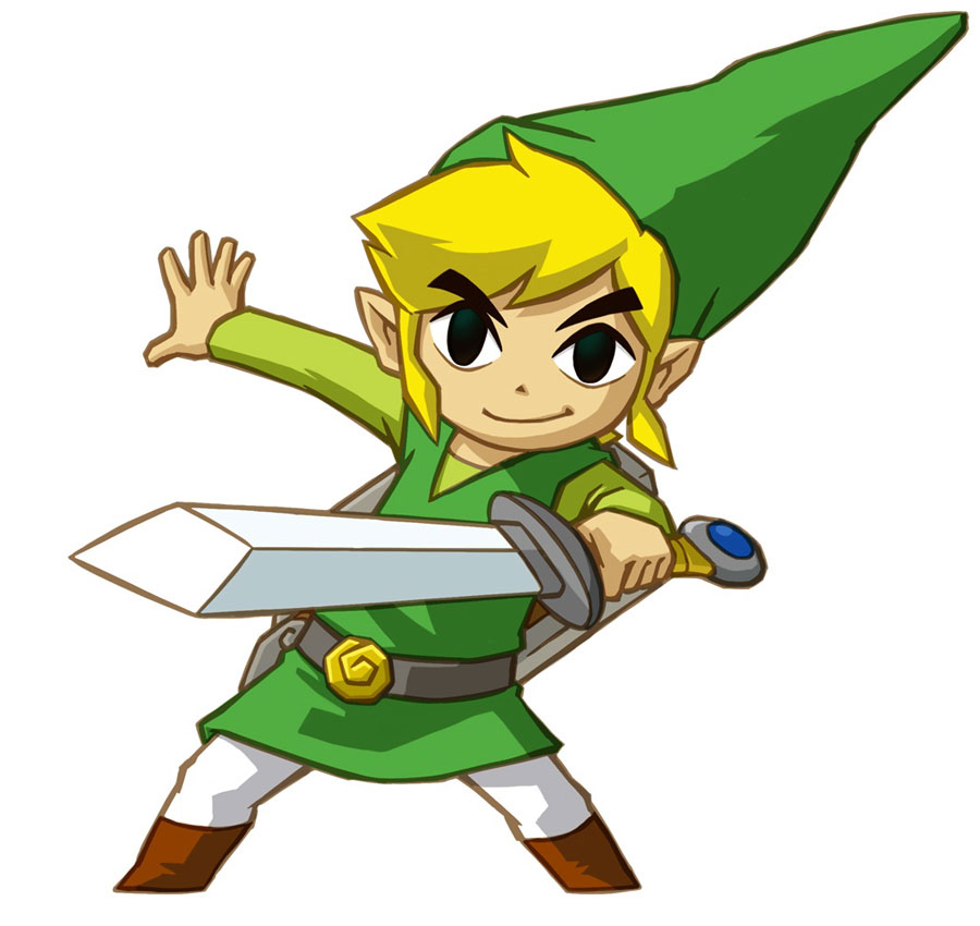 Link Art from Legend of Zelda: Spirit Tracks