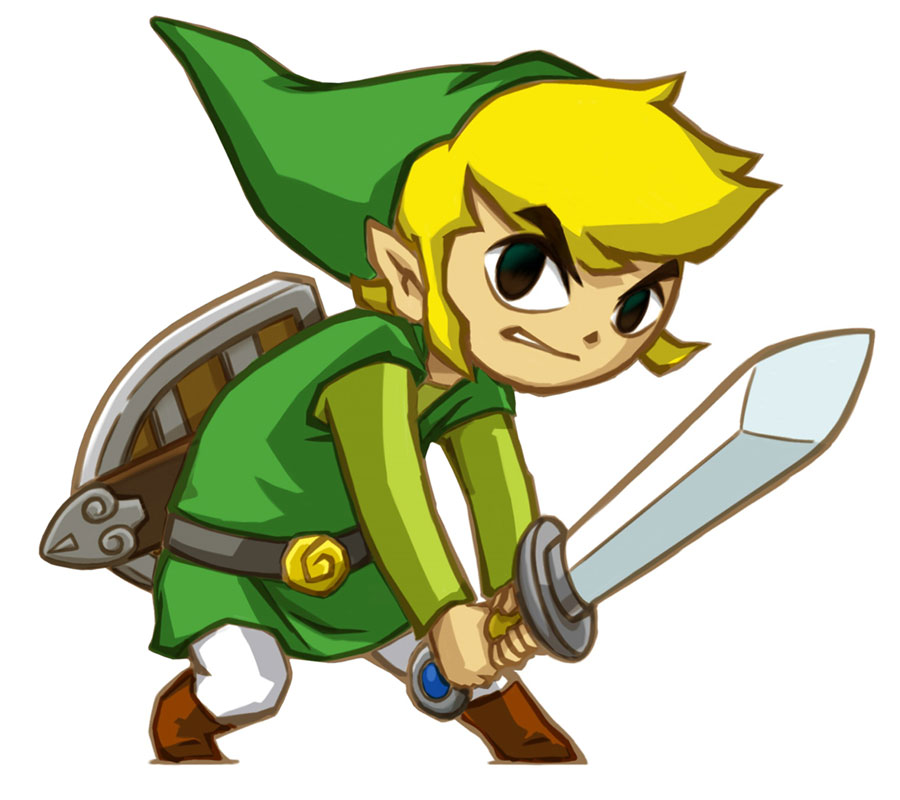 Link Artwork from Legend of Zelda: Spirit Tracks