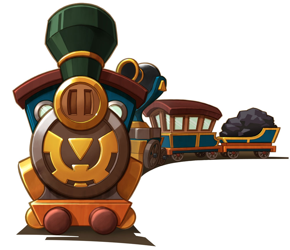Spirit Train Art from Legend of Zelda: Spirit Tracks