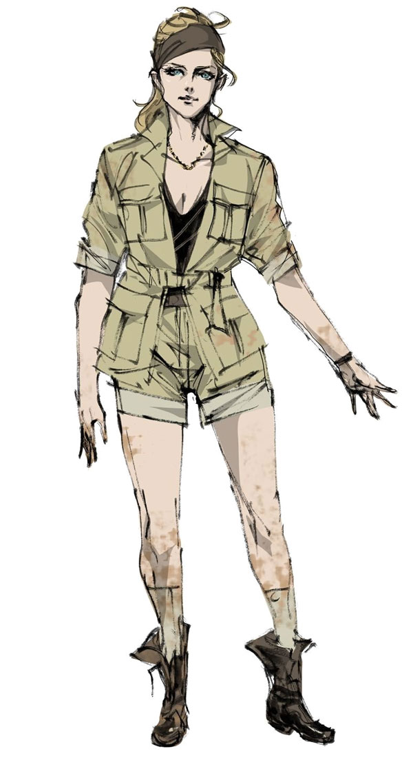 C&eacute;cile Cosina Caminades Art from Metal Gear Solid: Peace Walker