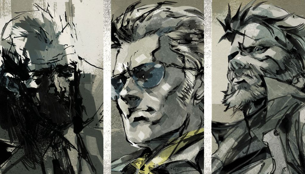 Character Faces Art from Metal Gear Solid: Peace Walker