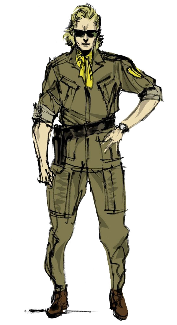 Kazuhira Miller Art from Metal Gear Solid: Peace Walker