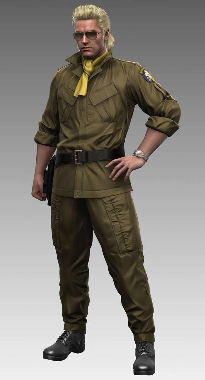 Miller CG Art from Metal Gear Solid: Peace Walker