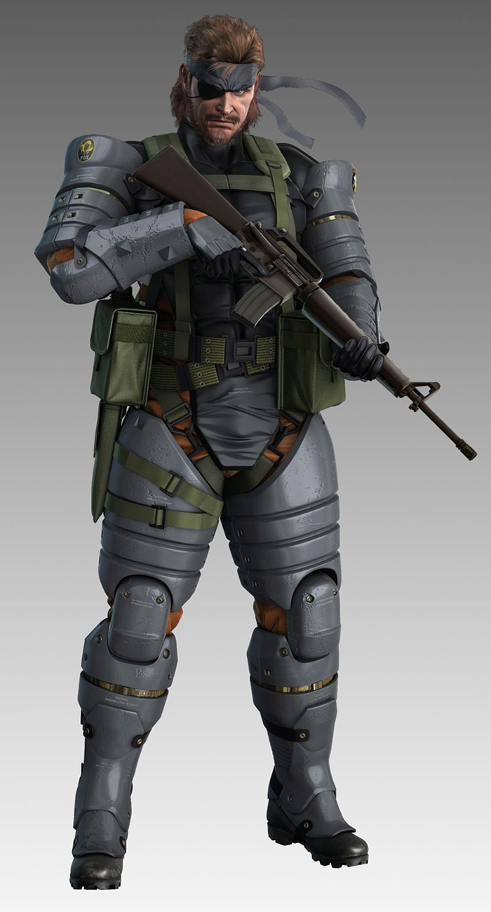 Naked Snake CG Art from Metal Gear Solid: Peace Walker
