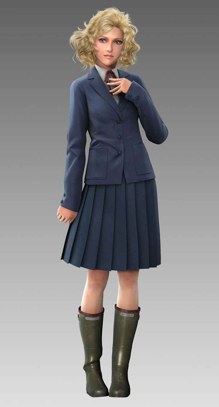 Paz CG Art from Metal Gear Solid: Peace Walker