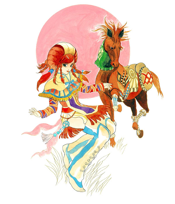 Aisha Art from Romancing SaGa