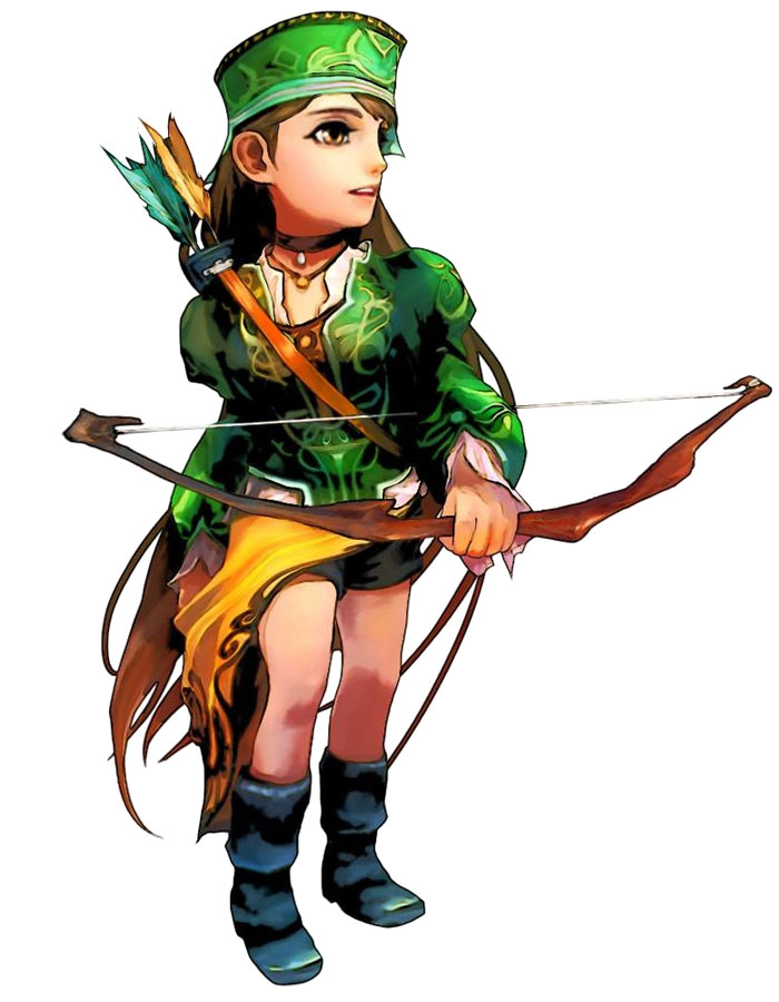 Claudia Artwork from Romancing SaGa