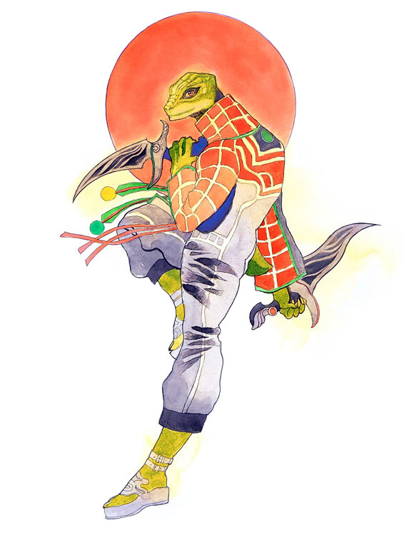 Guella Ha Art from Romancing SaGa