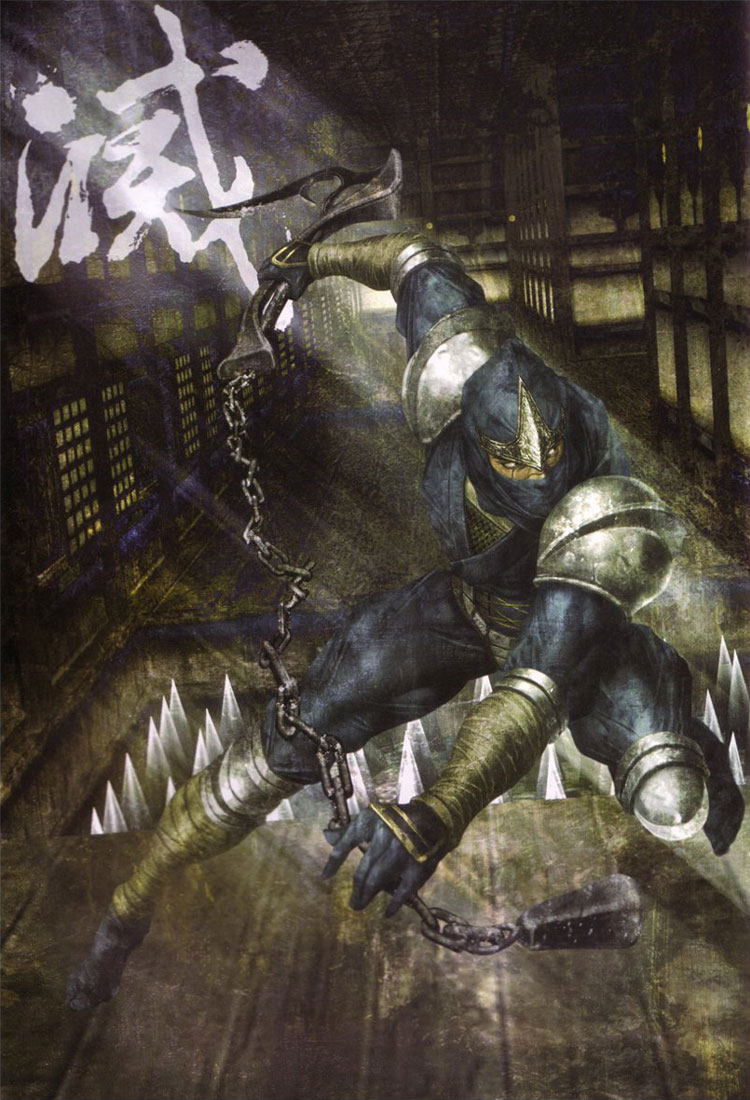 Hattori Hanzo Illustration from Samurai Warriors