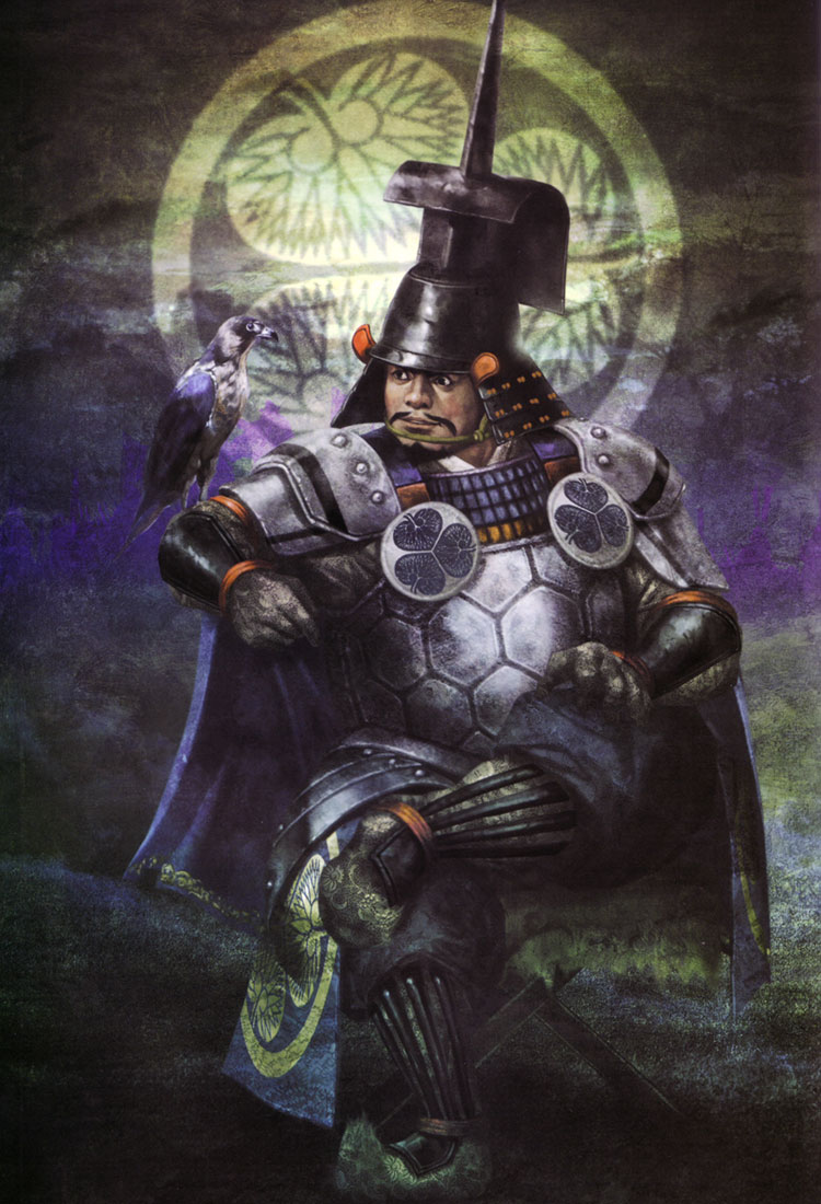 Tokugawa Ieyasu Illustration from Samurai Warriors