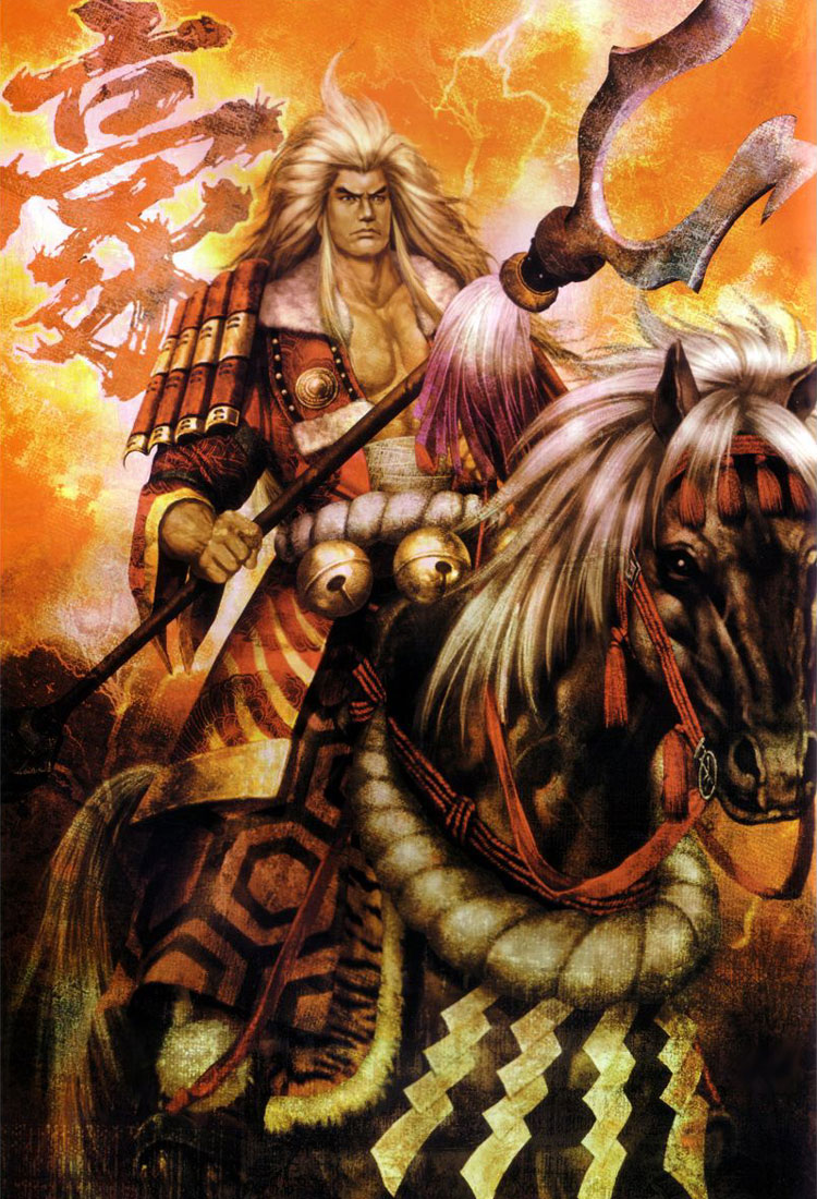 Maeda Keiji Illustration from Samurai Warriors