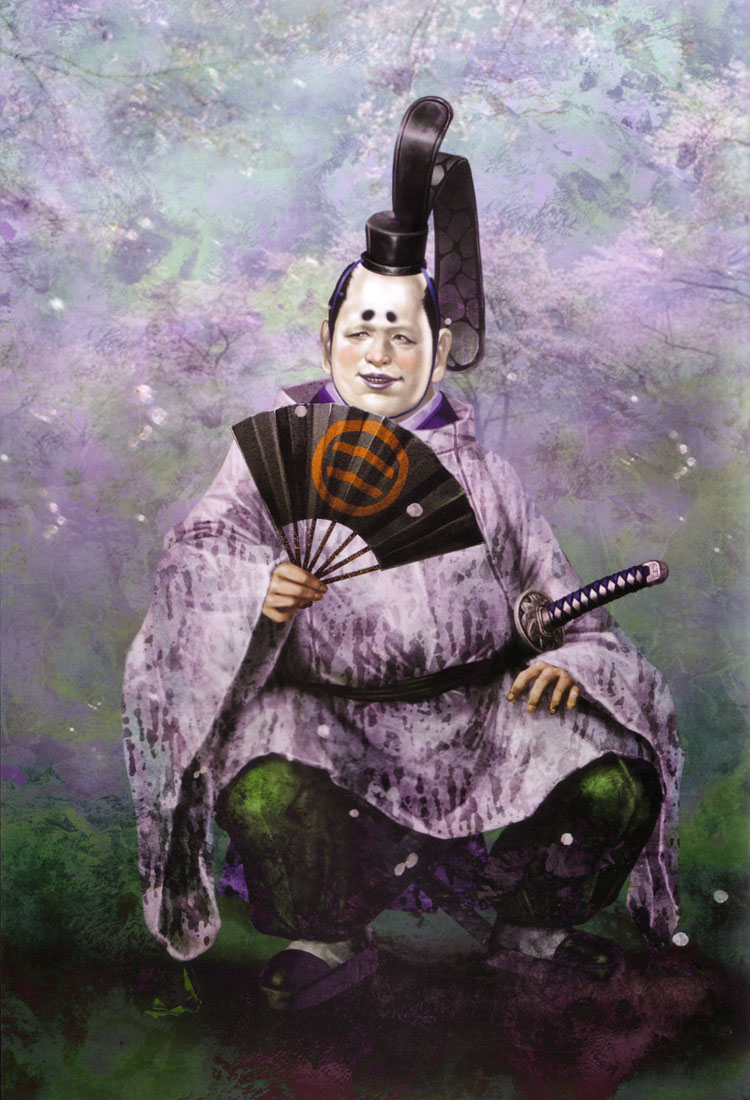 Imagawa Yoshimoto Illustration from Samurai Warriors