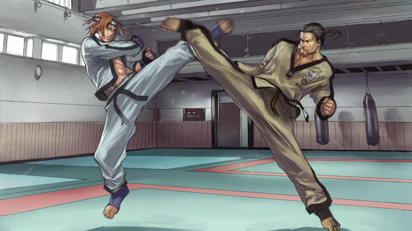 Baek Prologue Artwork from Tekken 6: Bloodline Rebellion