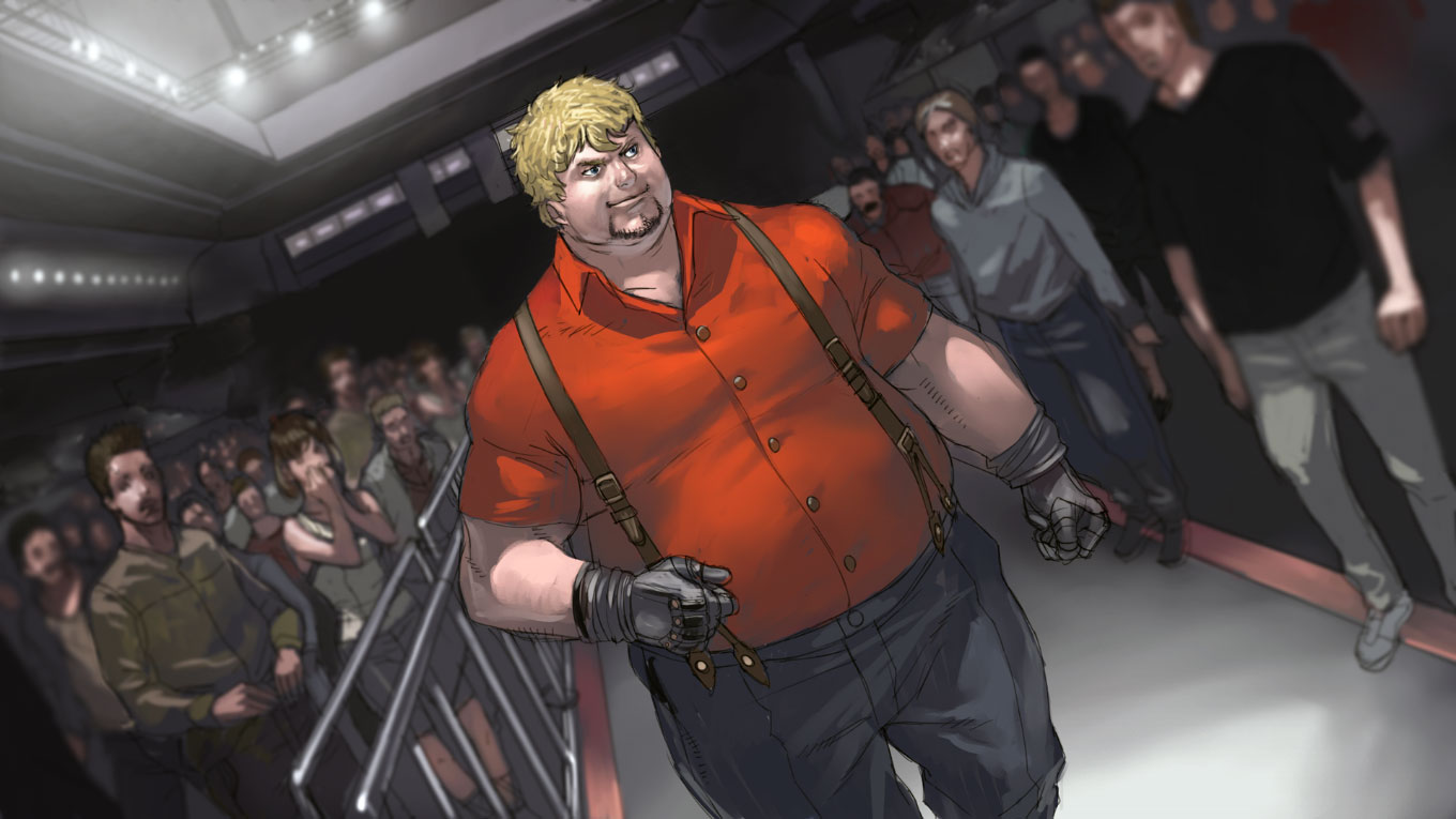 Bob Prologue Artwork from Tekken 6: Bloodline Rebellion