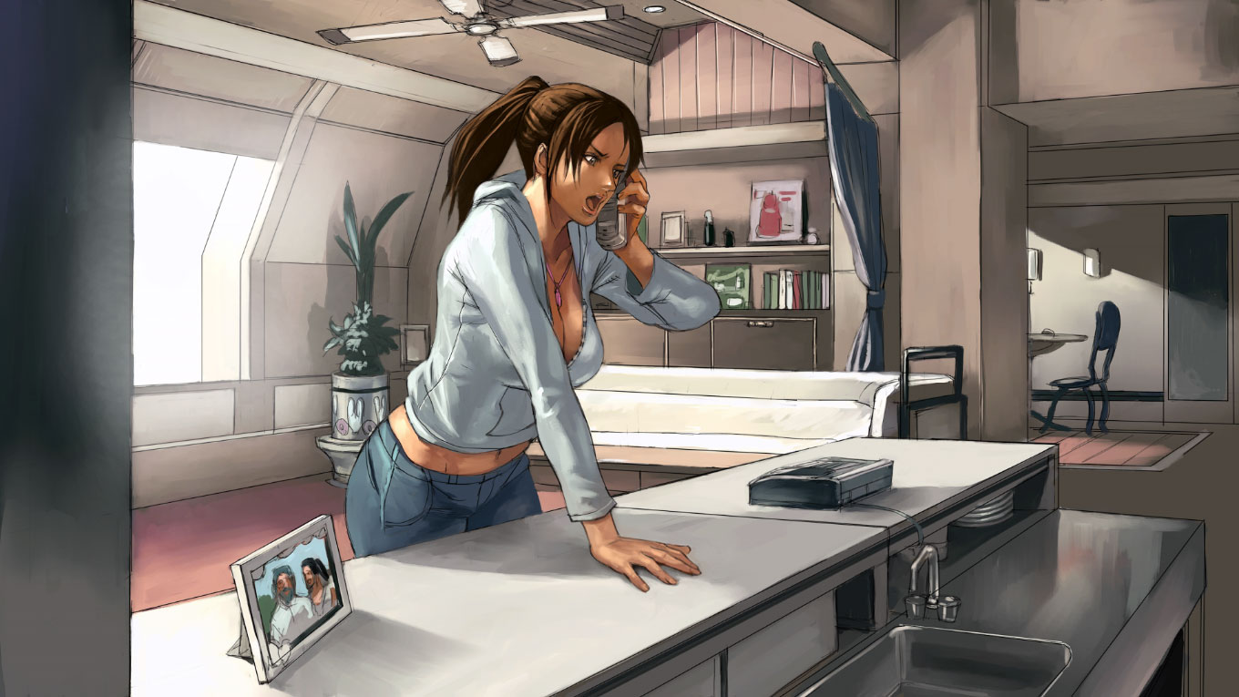 Christie Prologue Artwork from Tekken 6: Bloodline Rebellion