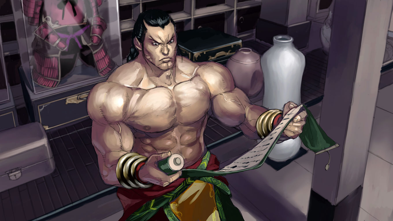 Feng Prologue Art from Tekken 6: Bloodline Rebellion