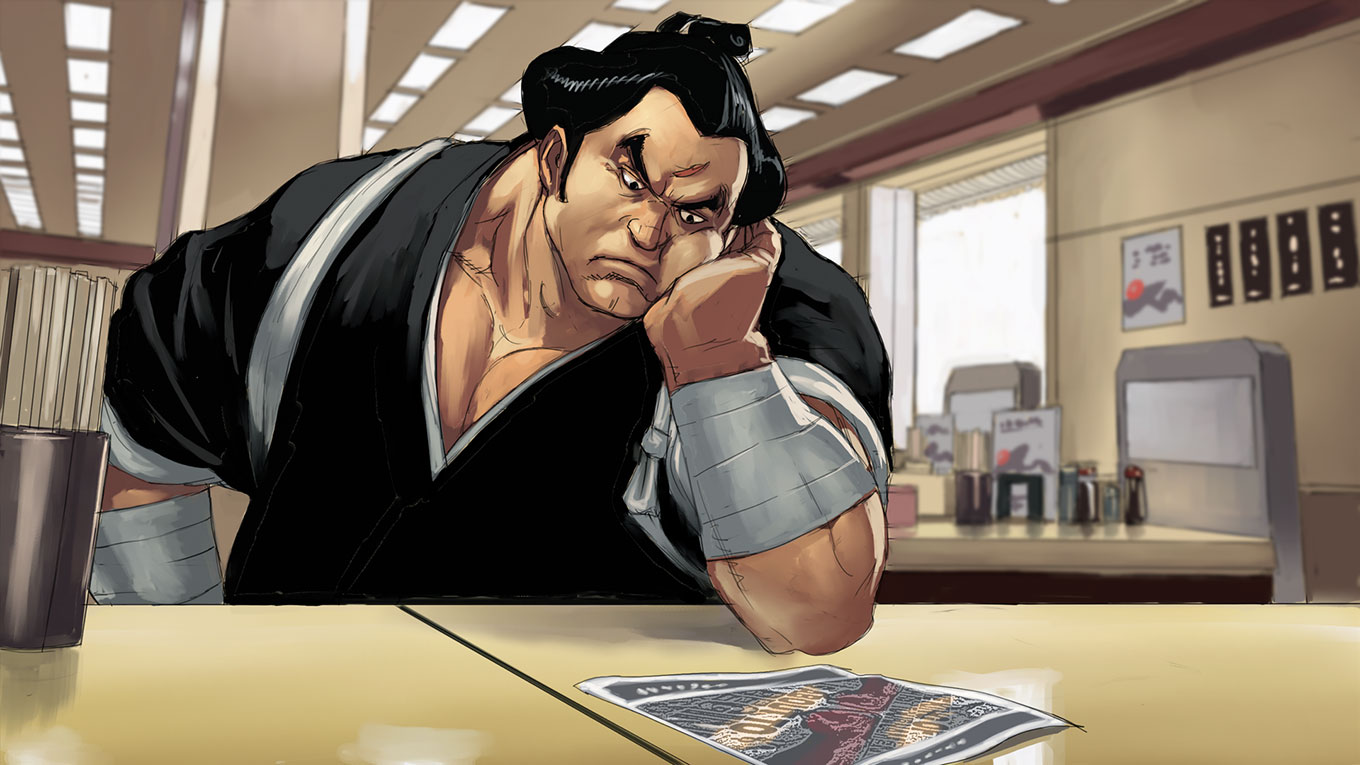 Ganryu Prologue Artwork from Tekken 6: Bloodline Rebellion