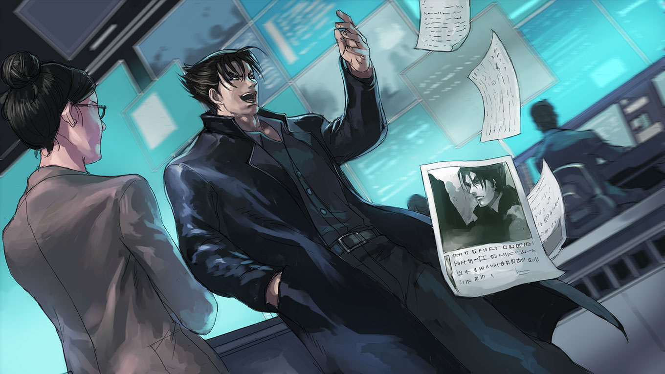 Jin Prologue Artwork from Tekken 6: Bloodline Rebellion