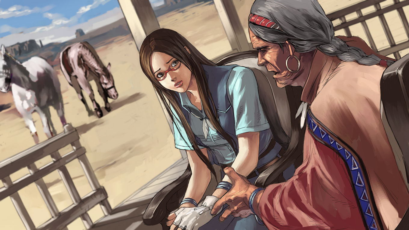 Julia Prologue Art from Tekken 6: Bloodline Rebellion