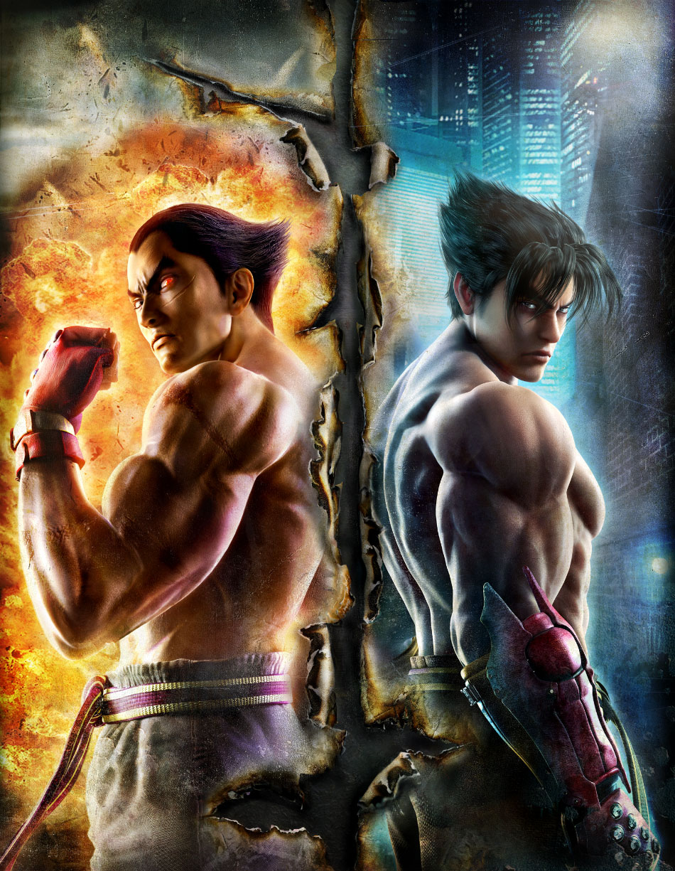 Kazuya and Jin Promo Art from Tekken 6: Bloodline Rebellion