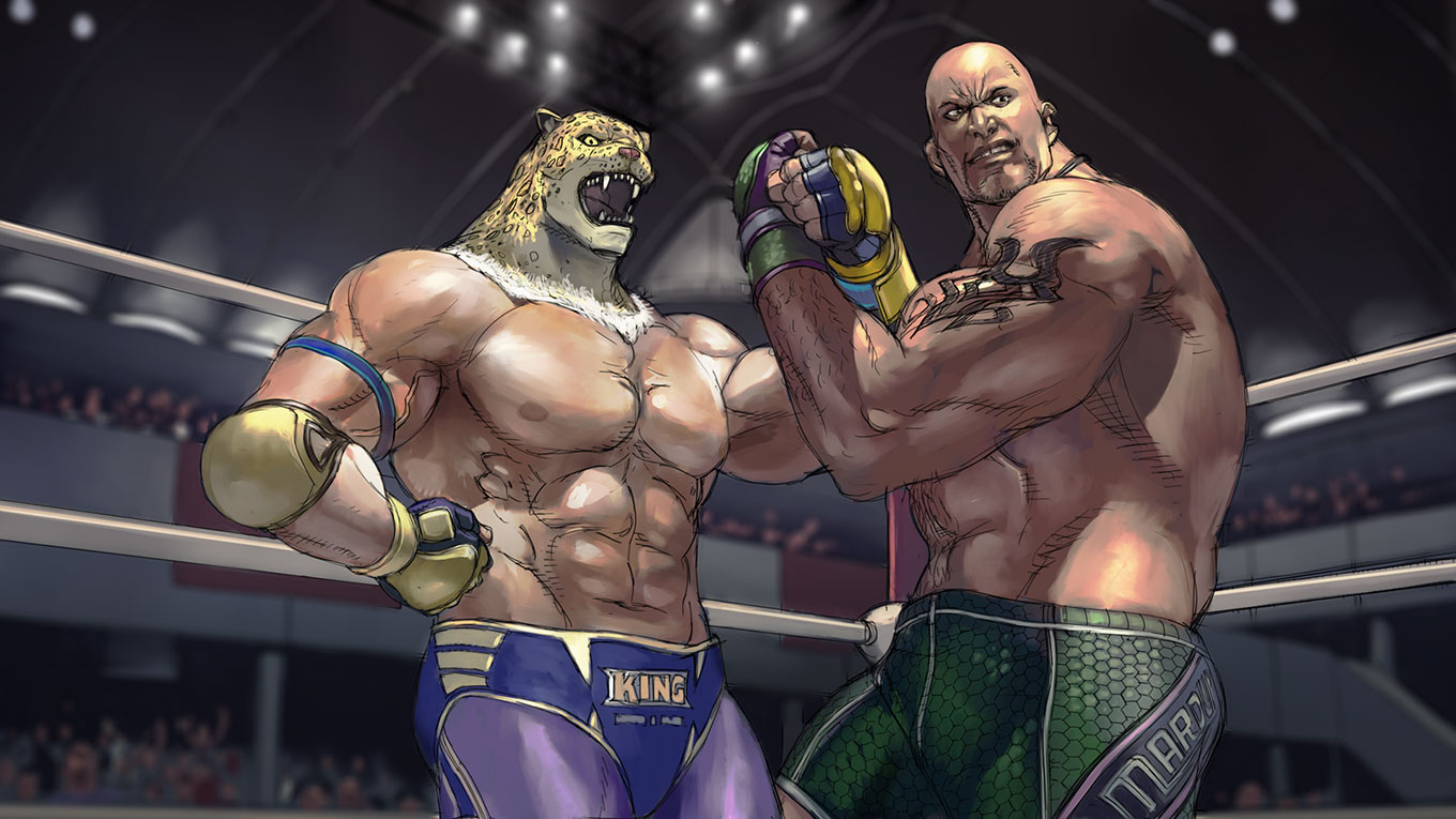 King Prologue Artwork from Tekken 6: Bloodline Rebellion