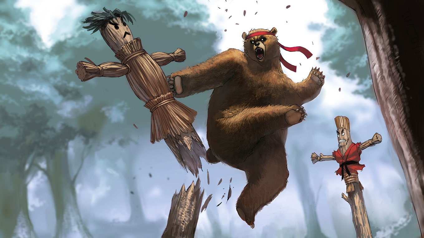 Kuma Prologue Artwork from Tekken 6: Bloodline Rebellion