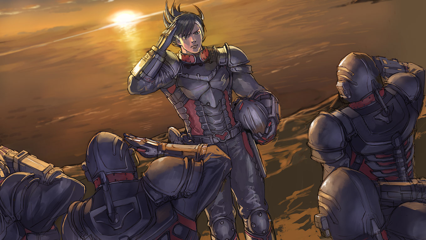 Lars Prologue Art from Tekken 6: Bloodline Rebellion