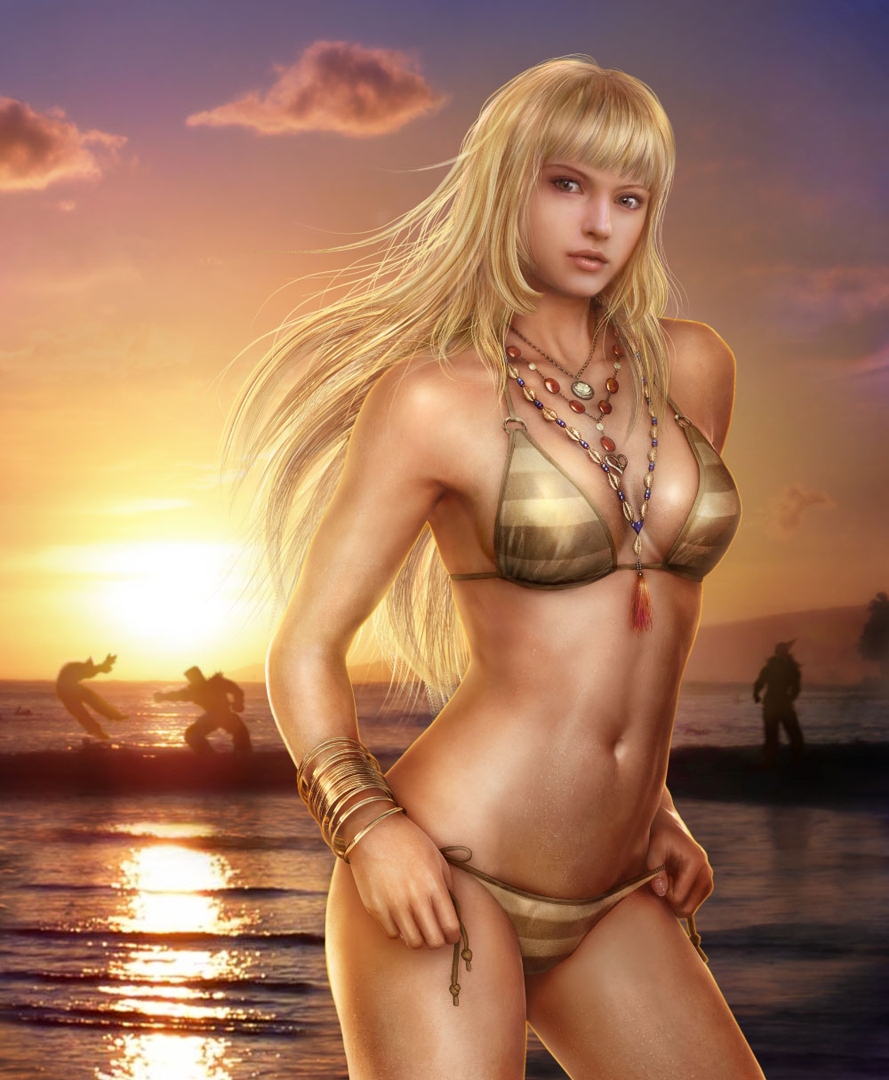 Lili Swimsuit Promo Art from Tekken 6: Bloodline Rebellion