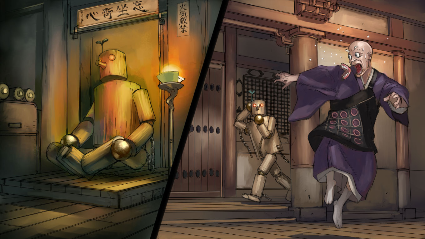 Mokujin Prologue Art from Tekken 6: Bloodline Rebellion