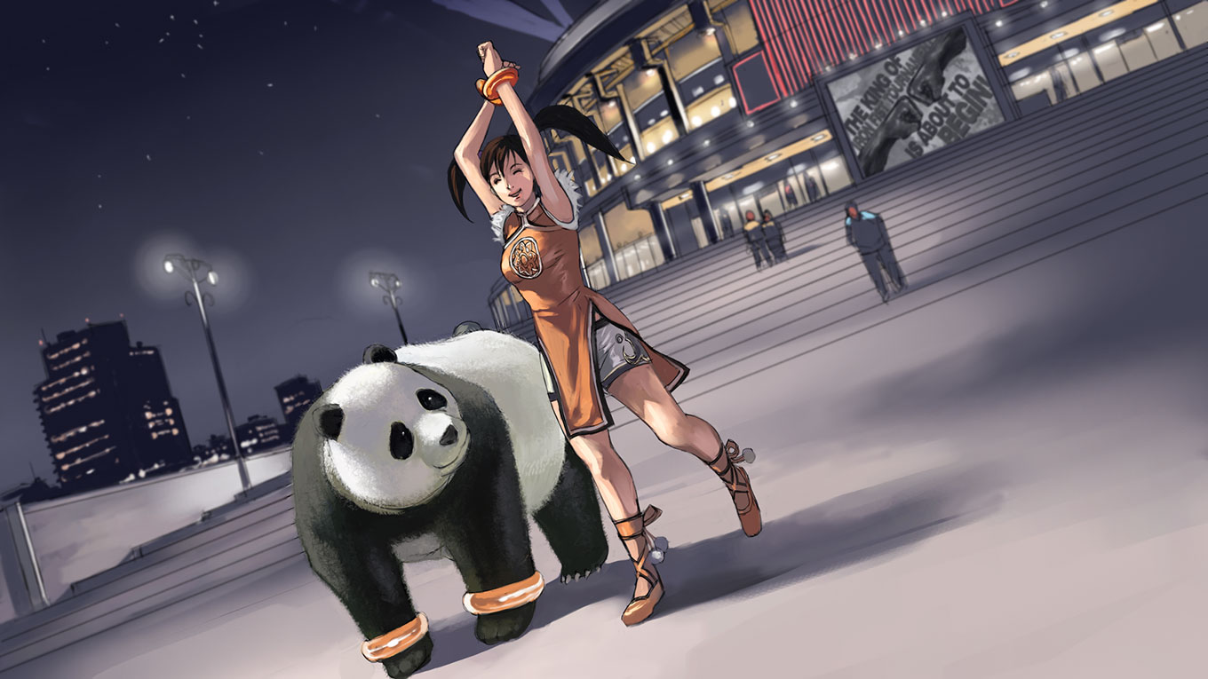 Panda Prologue Art from Tekken 6: Bloodline Rebellion