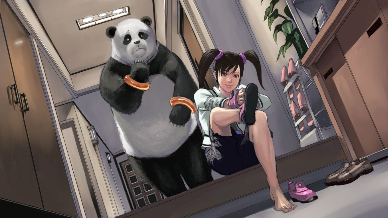 Panda Prologue Artwork from Tekken 6: Bloodline Rebellion