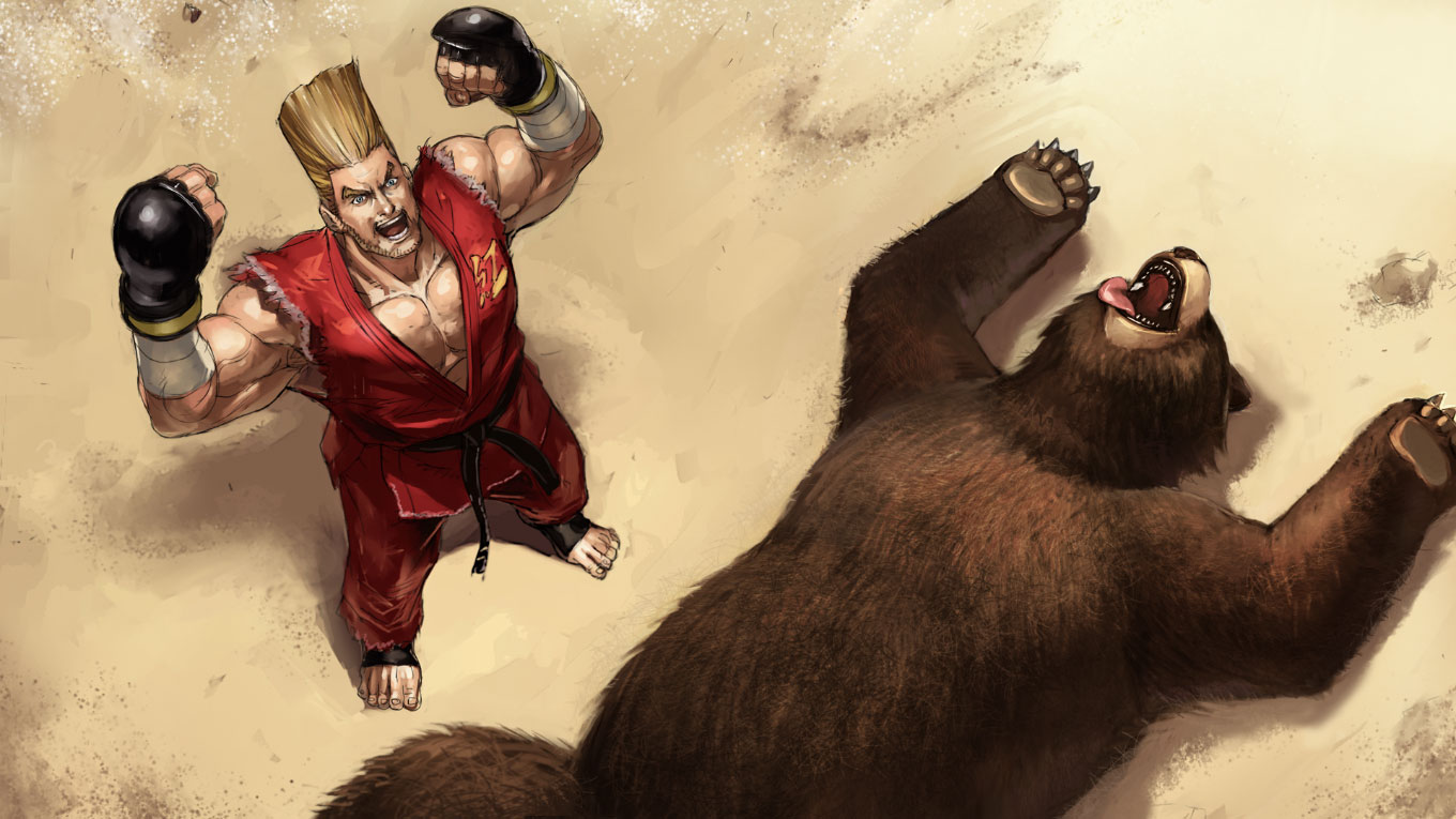 Paul Prologue Art from Tekken 6: Bloodline Rebellion
