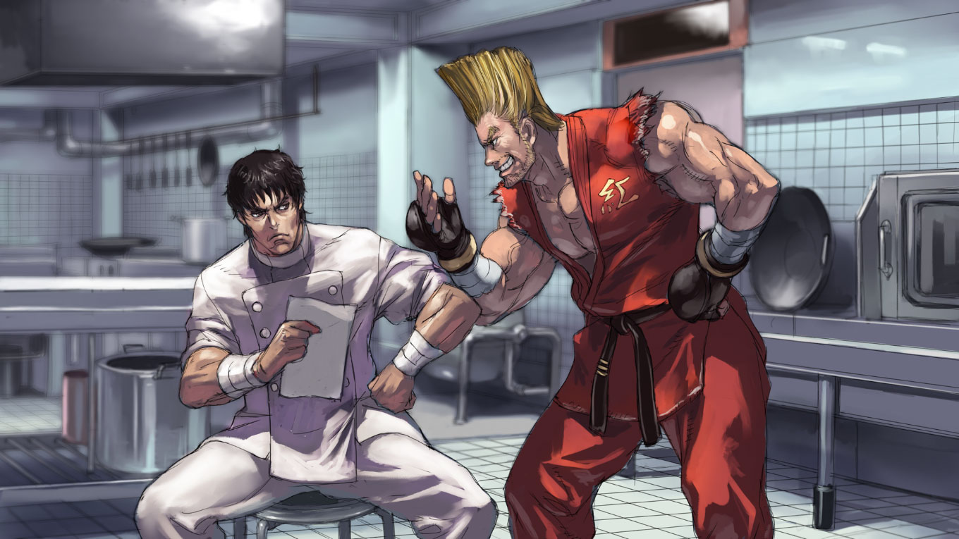 Paul Prologue Artwork from Tekken 6: Bloodline Rebellion