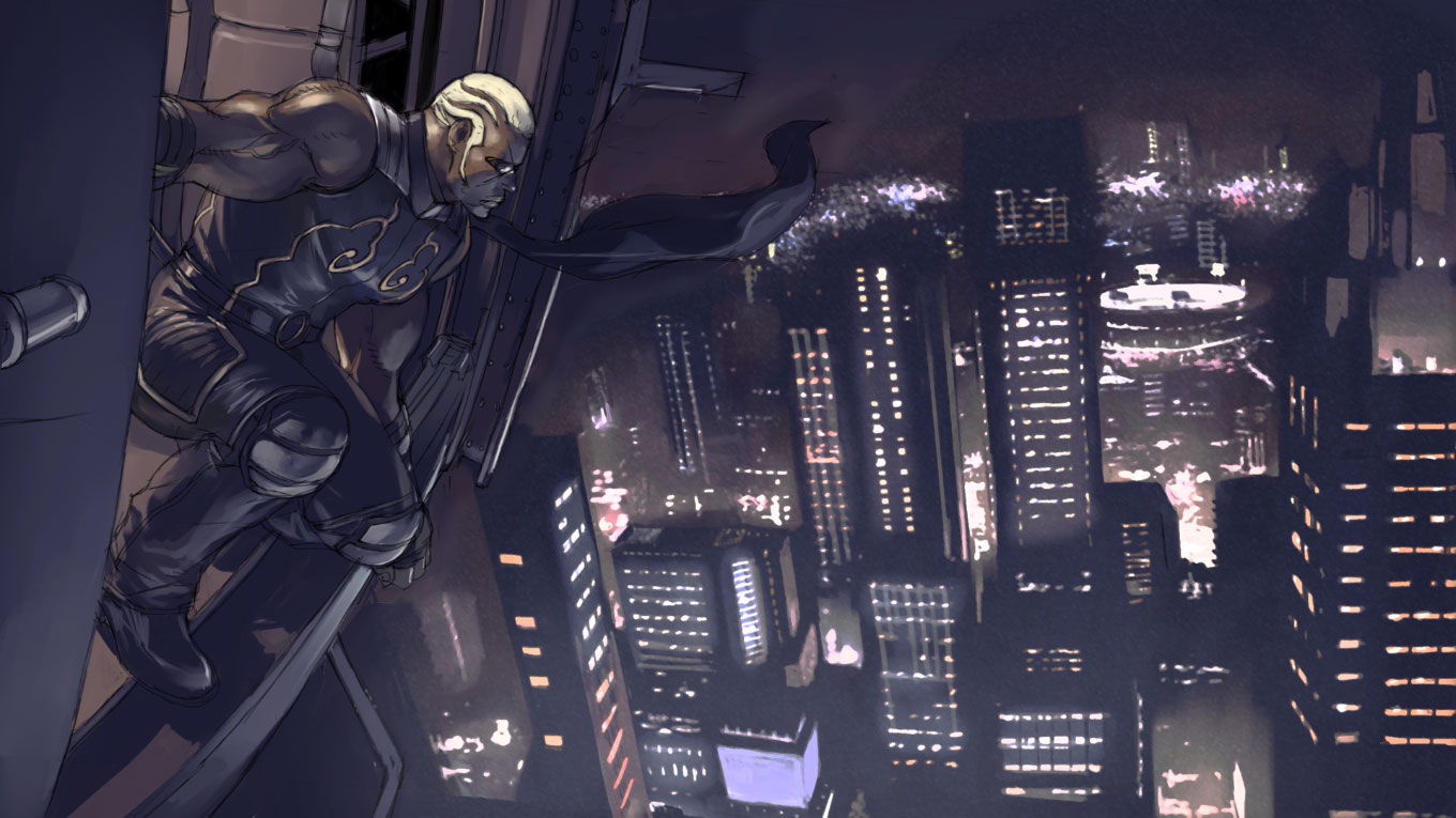 Raven Prologue Artwork from Tekken 6: Bloodline Rebellion