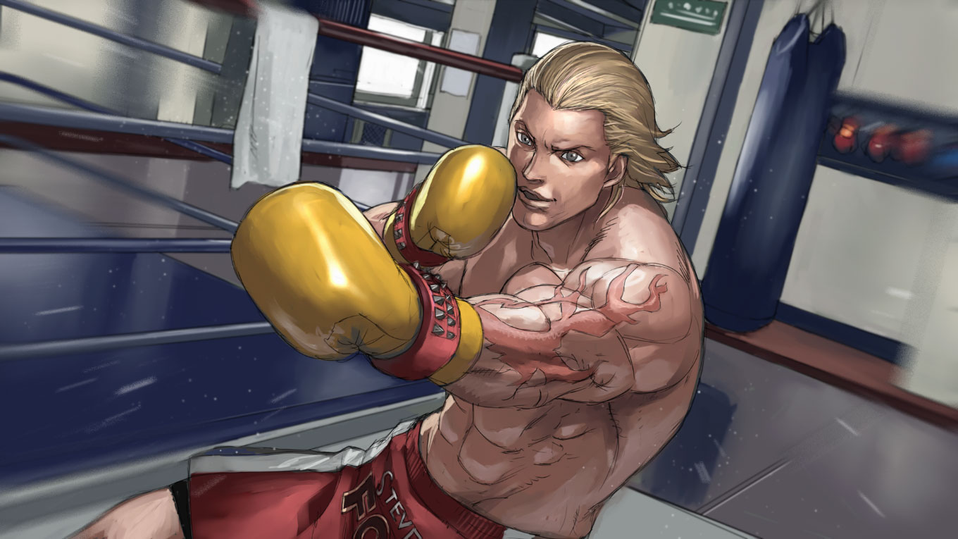 Steve Prologue Artwork from Tekken 6: Bloodline Rebellion